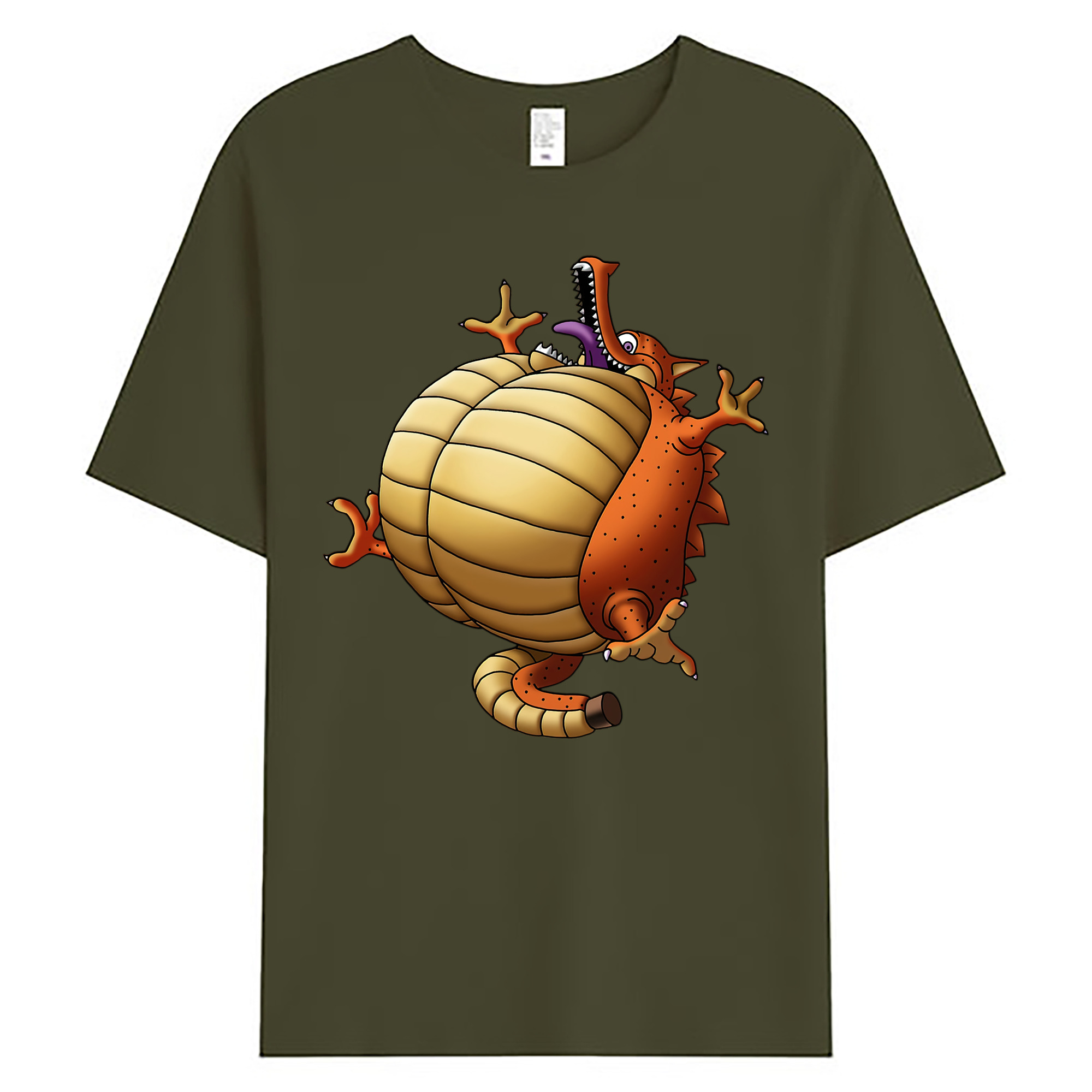 （画像用） ドラゴンクエスト Doragon Kuesuto Dragon Quest 綿100％ メンズ半袖Tシャツ｜肌触りやわらか＆通気性